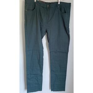 Jachs New York Men's Pants 44x34 Teal Slim Fit